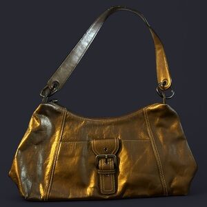 Elegant Gold Shoulder Bag